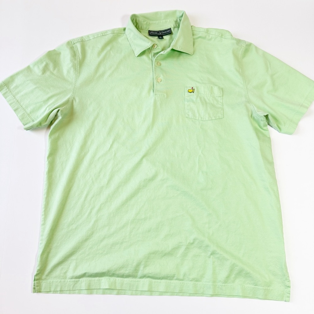 Masters Collection Light Green Short Sleeve Polo Shirt XL